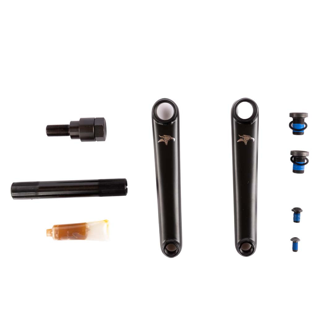 Animal bikes akimbo 22mm black bmx cranks
