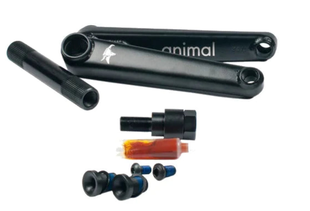 Animal bikes akimbo 22mm black bmx cranks