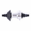 Cult Hybrid RHD rear hub in silver on a white background