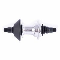 Cult Hybrid RHD rear hub in silver on a white background