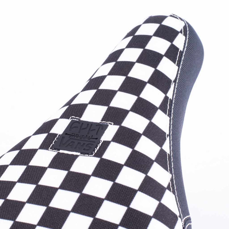Cult X Vans Slip On Padded Pivotal Seat - Black/White Checkers, Gum Base