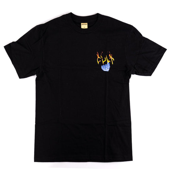 Cult x F#@king Awesome Nails Stamp T-shirt - Black