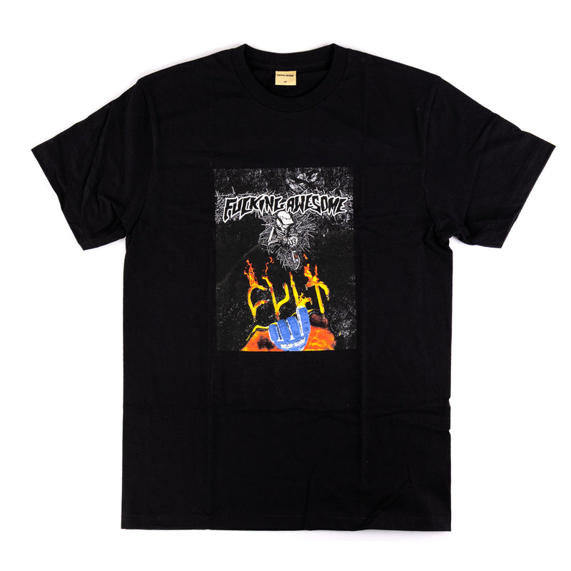 Cult x F#@king Awesome Poster T-shirt - Black