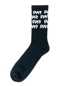 Cult Pattern Socks - Black