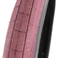 Demolition Momentum Tyre - Maroon With Black Sidewall 2.35" - SUN FADED