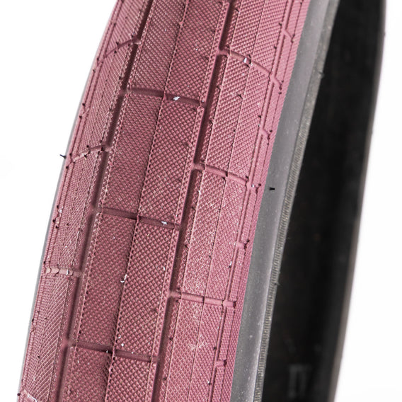 Demolition Momentum Tyre - Maroon With Black Sidewall 2.35" - SUN FADED