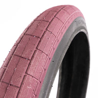 Demolition Momentum Tyre - Maroon With Black Sidewall 2.35" - SUN FADED