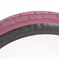 Demolition Momentum Tyre - Maroon With Black Sidewall 2.35" - SUN FADED