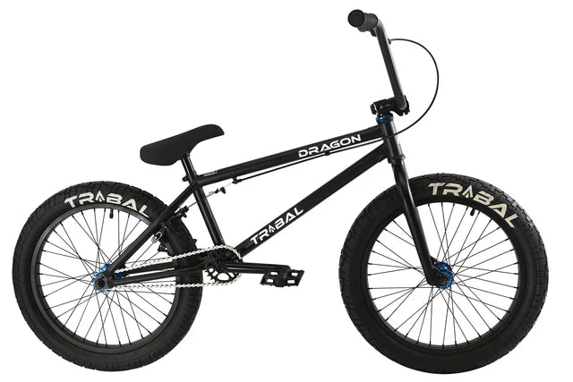 Tribal Dragon 20" BMX - Matte Black With Blue parts