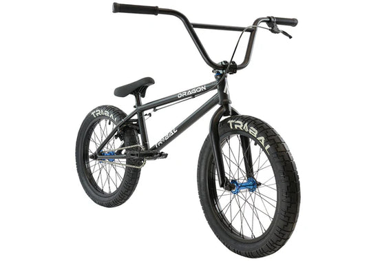 Tribal Dragon 20" BMX - Matte Black With Blue parts