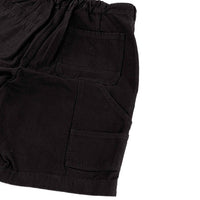 Federal Embroidered Canvas Shorts - Black