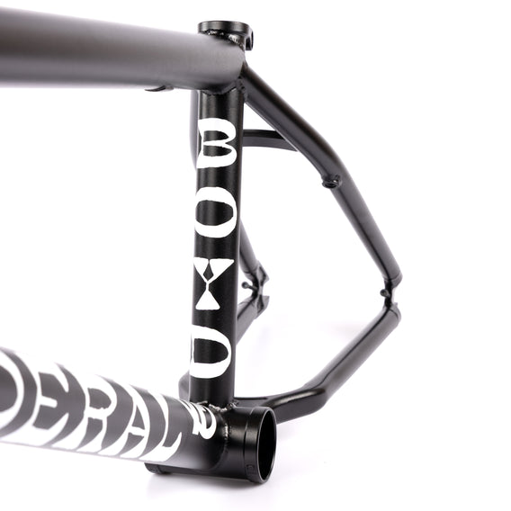 Federal Boyd Hilder V2 BMX Frame - Black seat tube graphic