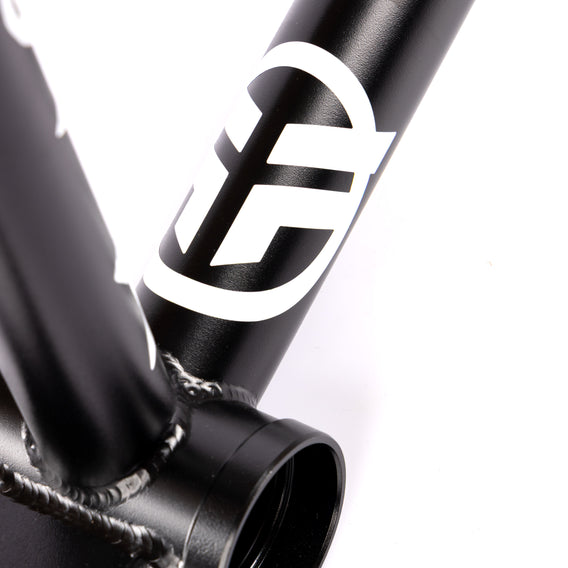 Federal Boyd Hilder V2 BMX Frame - Black down tube graphic