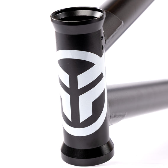 Federal Code BMX Frame - Black head tube with federal logo