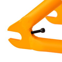 Federal Code BMX Frame - Matt Orange dropout with built in chain tensioner