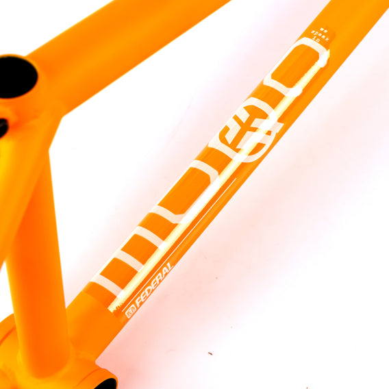 Federal Code Frame - Matt Orange down tube graphic