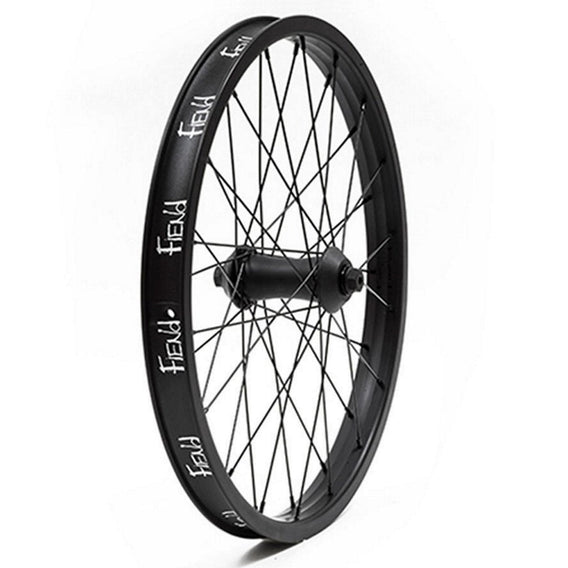 Fiend Cab flangeless front wheel Black 10mm (3/8")