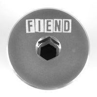 Fiend Invest Fork Top Cap Silver Backyard BMX