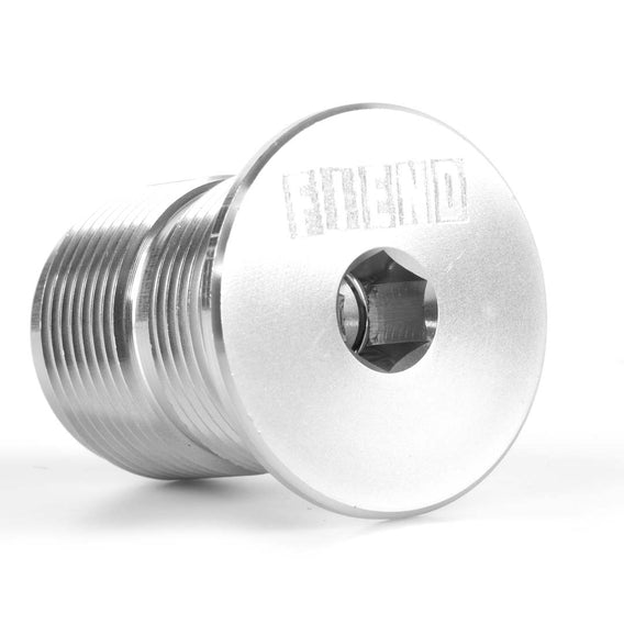 Fiend Invest Fork Top Cap Silver Backyard BMX