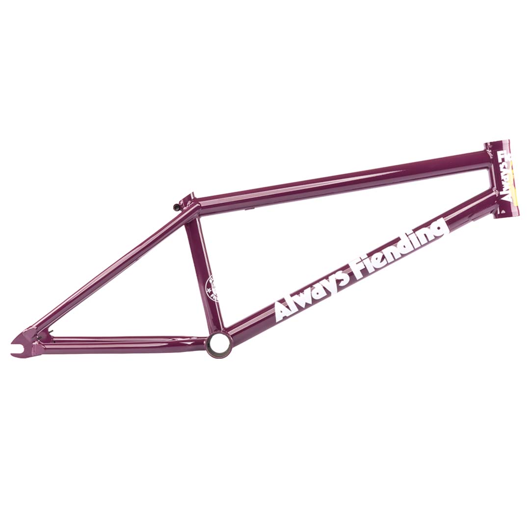 Fiend Reynolds V4 BMX Frame Deep Purple Backyard