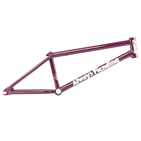 Fiend Reynolds V4 BMX Frame Deep Purple Backyard
