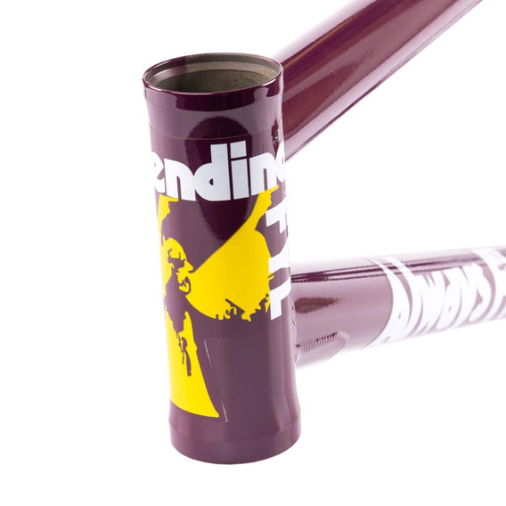Fiend Reynolds V4 BMX Frame Deep Purple Backyard