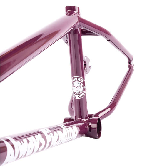 Fiend Reynolds V4 BMX Frame Deep Purple Backyard