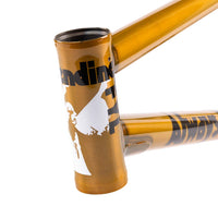Fiend Reynolds V4 BMX Frame Trans Gold Backyard