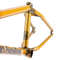 Fiend Reynolds V4 BMX Frame Trans Gold Backyard