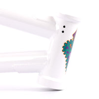 Fiend Shapeshifter Frame 335CS - Pearl White head tube profile