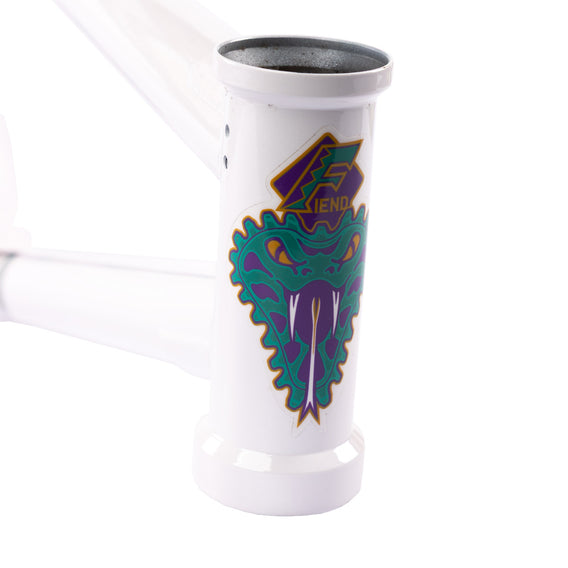 Fiend Shapeshifter Frame 335CS - Pearl White head tube