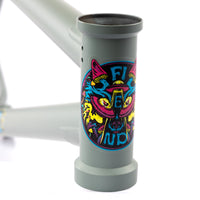 Fiend Shapeshifter Frame 335CS - Flat Grey Matt Closson head tube