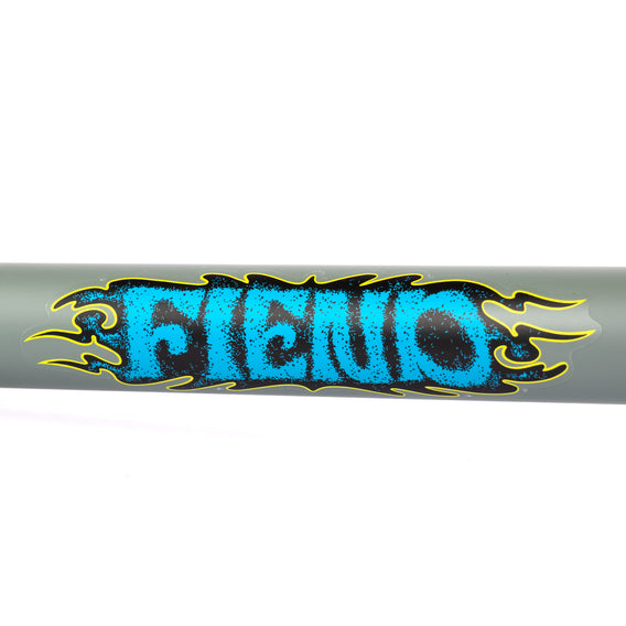Fiend Shapeshifter Frame 335CS - Flat Grey Matt Closson down tube graphic