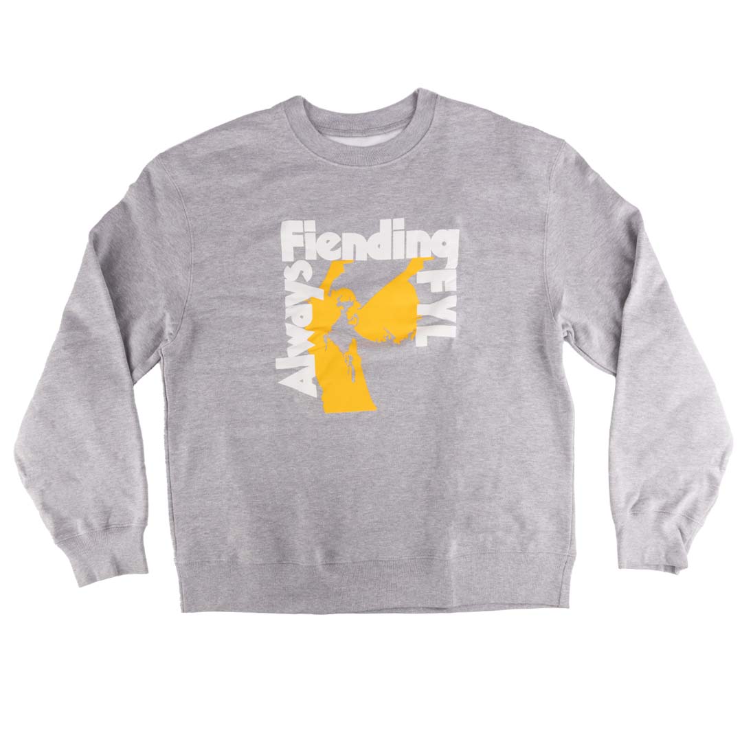 Fiend fiending black sabbath vol.4 bmx sweatshirt grey backyard bmx 