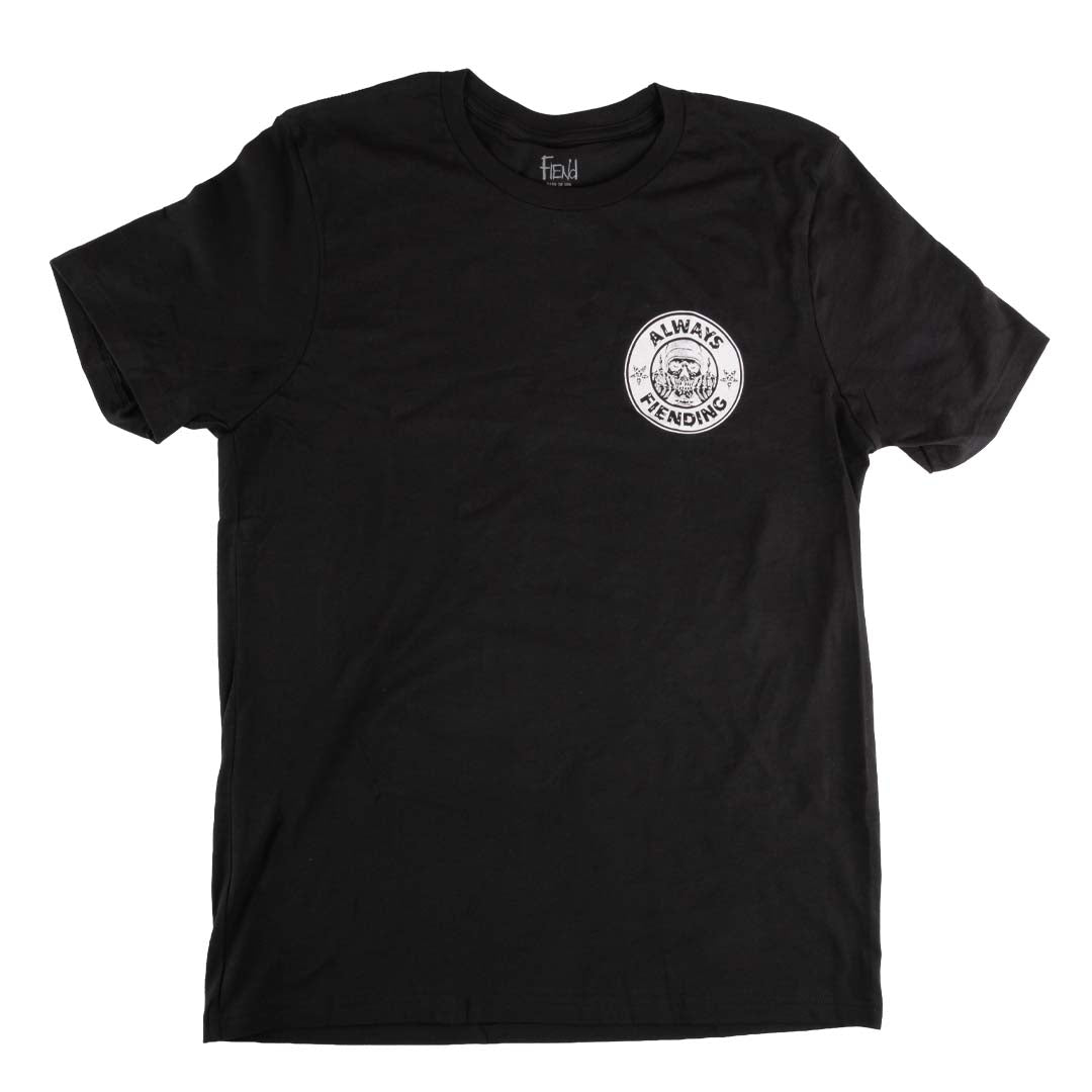 Fiend garrett reynolds always fiending black bmx t-shirt backyard bmx