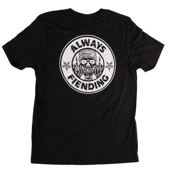 Fiend garrett reynolds always fiending black bmx t-shirt backyard bmx