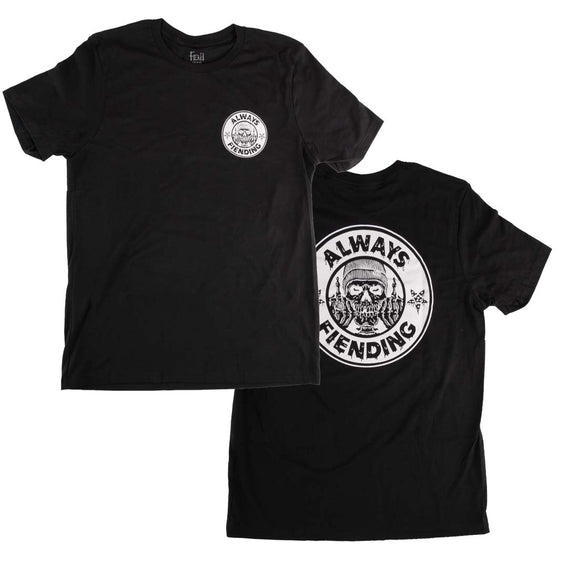 Fiend garrett reynolds always fiending black bmx t-shirt backyard bmx