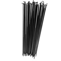 Fiend straight gauge bmx spokes black
