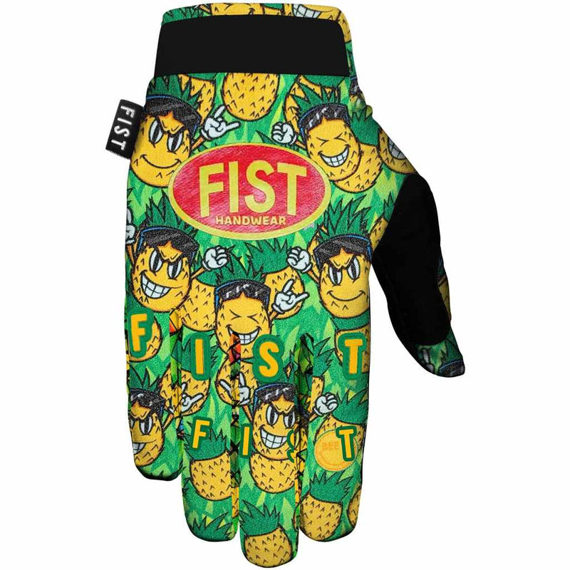 Fist Pineapple Rush gloves top print featuring an allover print pineapples wearing sunglasses photographed on a white background