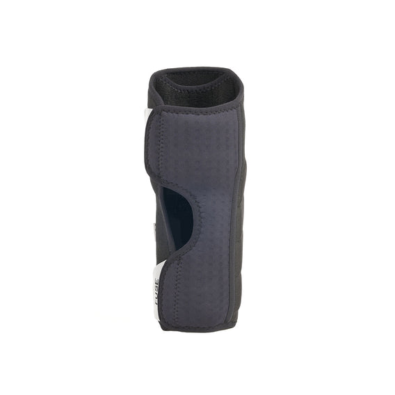 Black elbow pad on a white background
