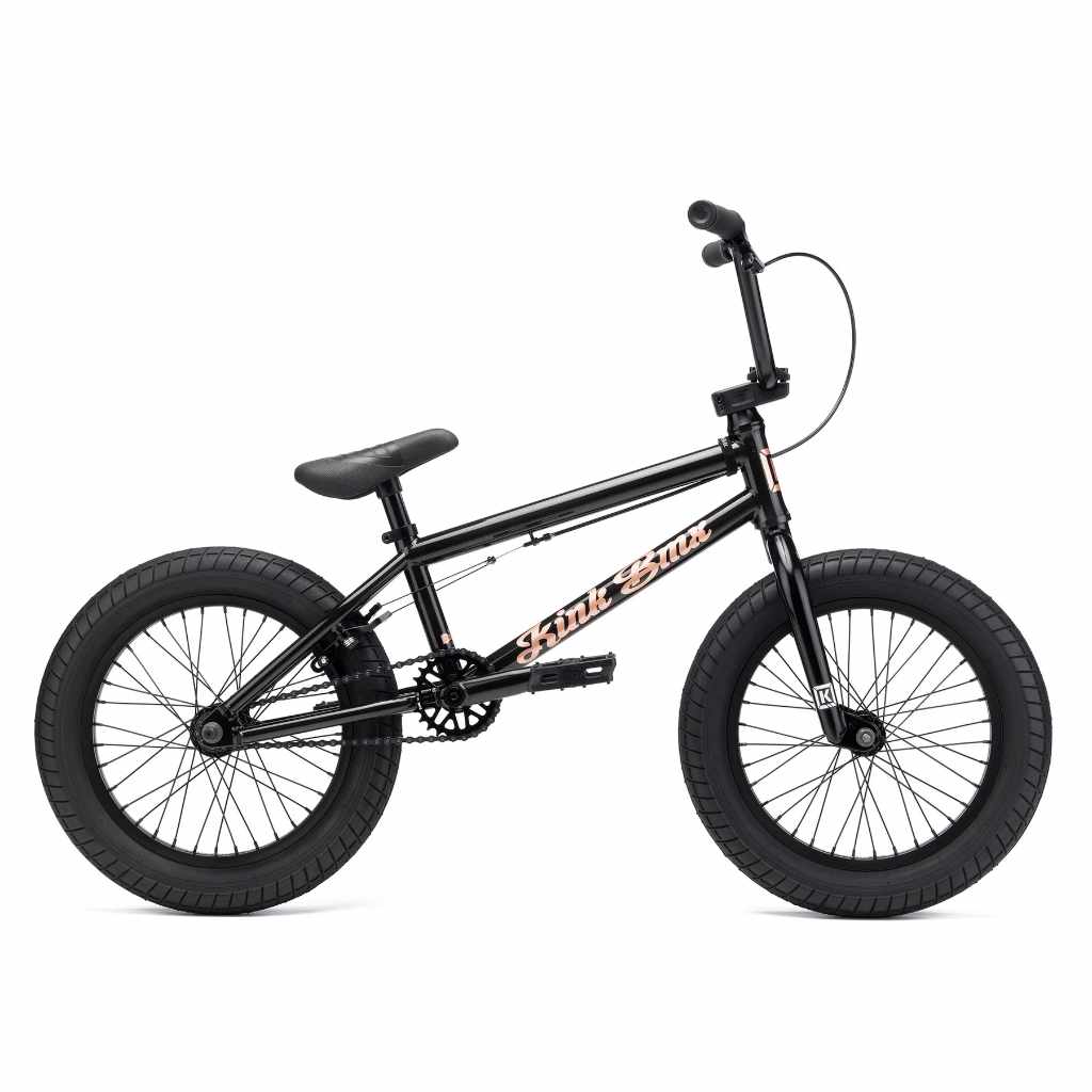 Kink BMX Carve 16" black bike side view