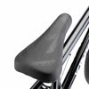 Close up of Mission Warsaw Combo seat on marble black Kink Curb BMX bike
