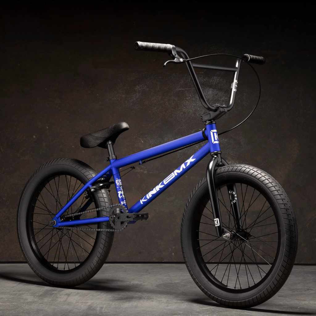 Kink 2025 Curb BMX Bike Cobalt Blue Kink BMX Backyard