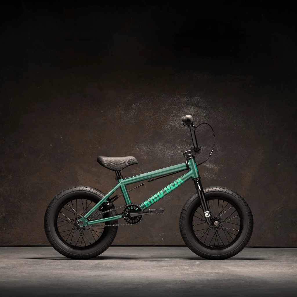 Kink BMX 2025 Pump 14 Bike Digital Green Kink BMX