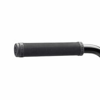 Kink Form flangeless right hand grip in black built on to a Kink Switch BMX bike