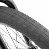 Close up of Kink Wake 20" tyre on a Kink Switch BMX bike