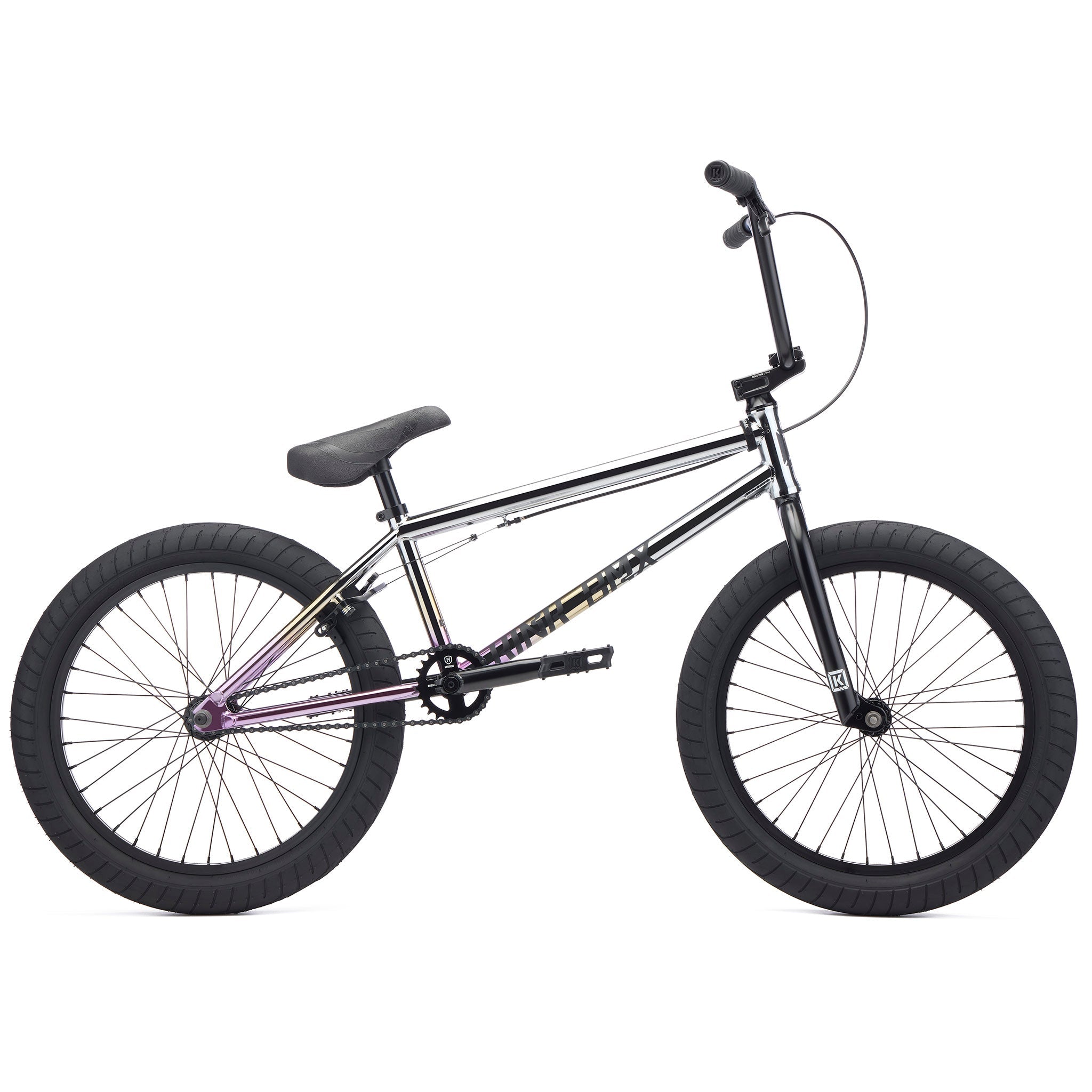 Kink launch limited edition liquid chrome bmx bike