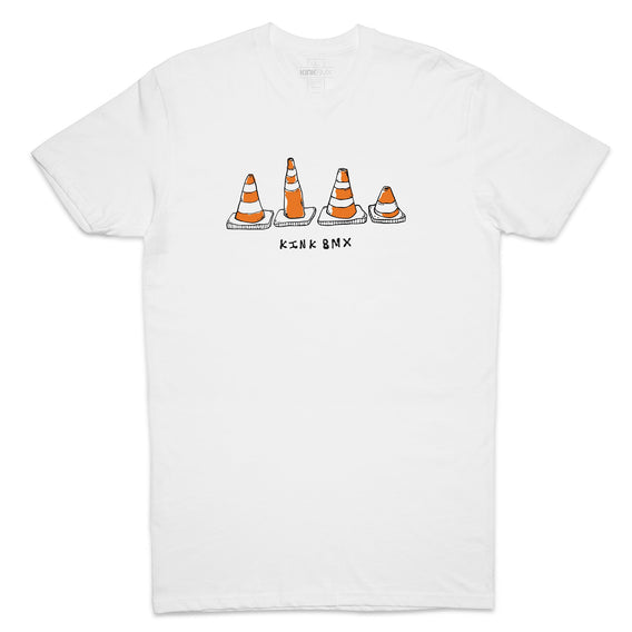 Kink safety white bmx t-shirt