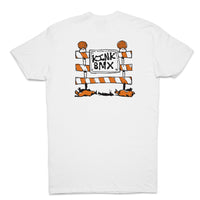 Kink safety white bmx t-shirt