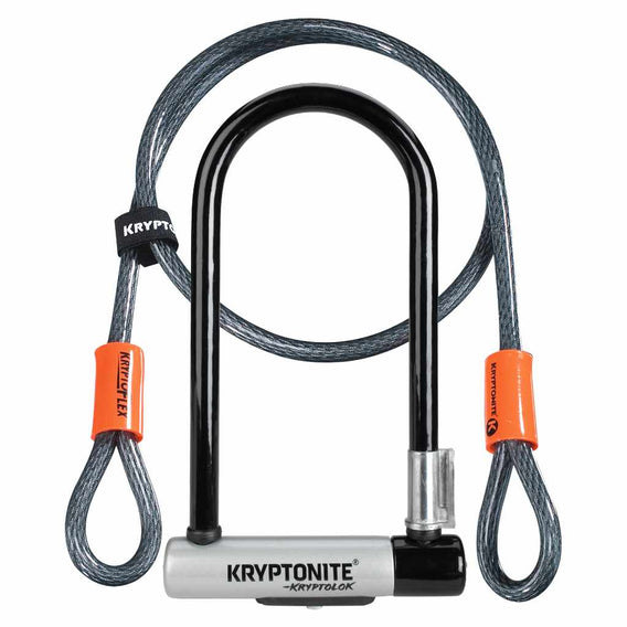 Kryptonite Standard U-Lock With 4 Foot Cable